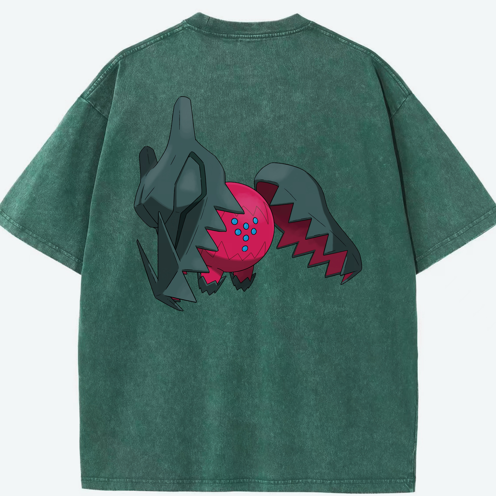 （画像用） ポケットモンスター Pokémon 綿100% ヴィンテージ風 半袖Tシャツ（背面プリント）